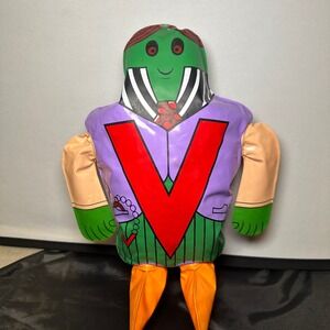 Vintage The Letter People '71 Inflatable Alphabet LETTER V Mr.Velvet Vest Arista